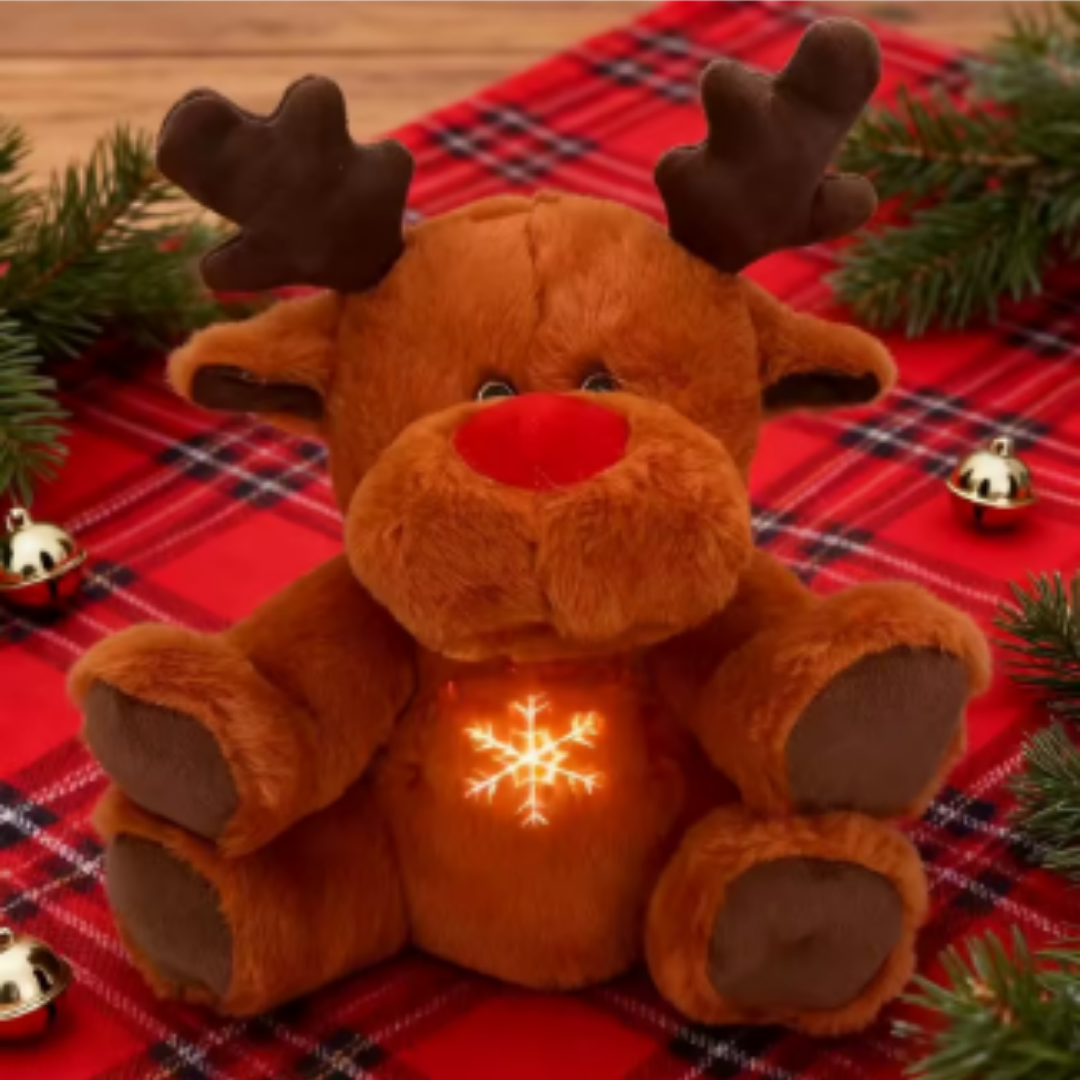 Pelúcia de Reno que Respira